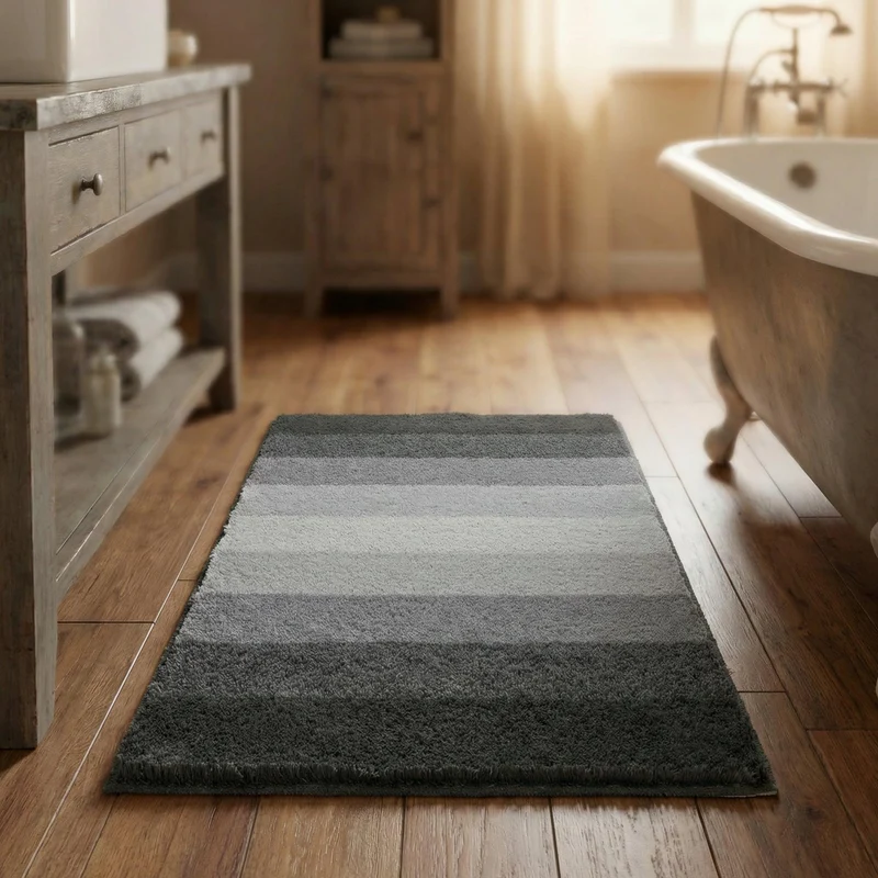 MEUSCH Badteppich PALACE Schiefer 65 x 115 cm