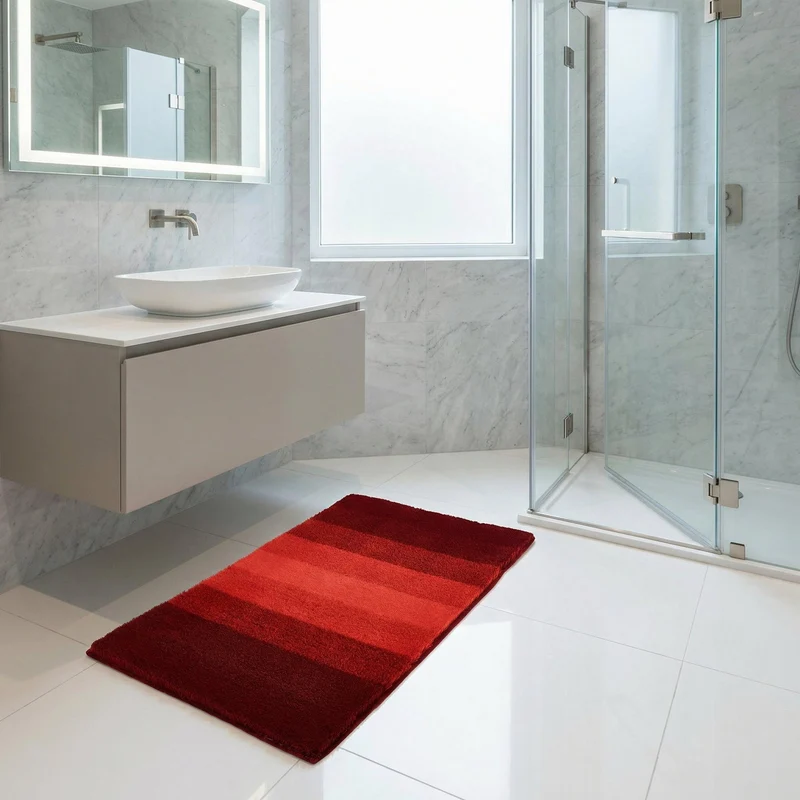 MEUSCH Badteppich PALACE Weinrot 60 x 90 cm