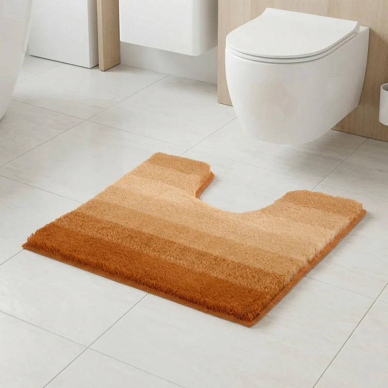 MEUSCH WC-Vorleger PALACE Brandy 50 x 50 cm mit Ausschnitt