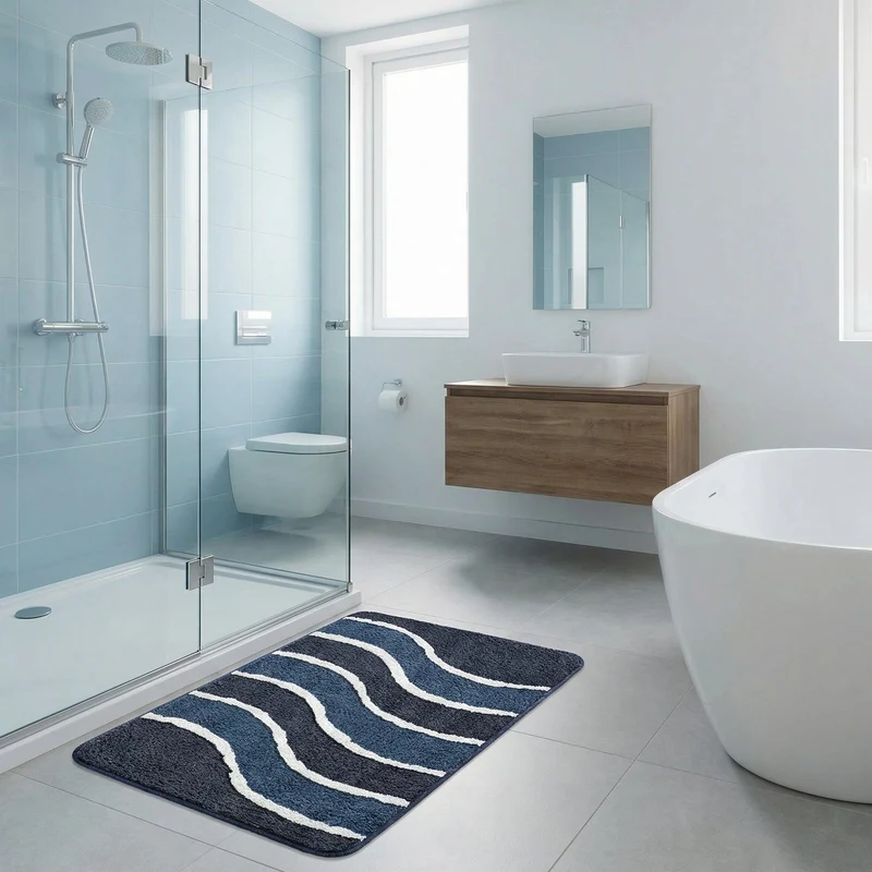 MEUSCH Badteppich LARA Navy 60 x 90 cm