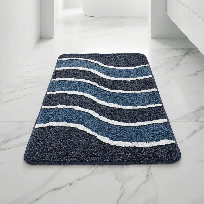 MEUSCH Badteppich LARA Navy 65 x 115 cm
