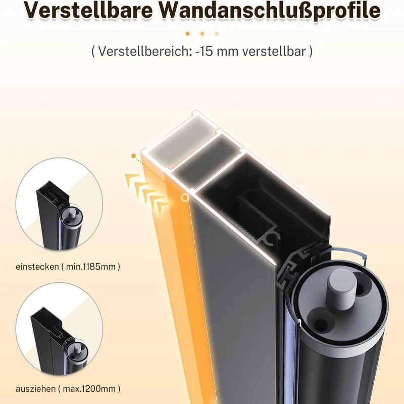 SONNI Duschwand für Badewanne mit Schwarzem Gitterdesign NANO-GLAS Badewannenaufsatz faltbar Duschabtrennung Badewanne 80x140 cm(BxH)