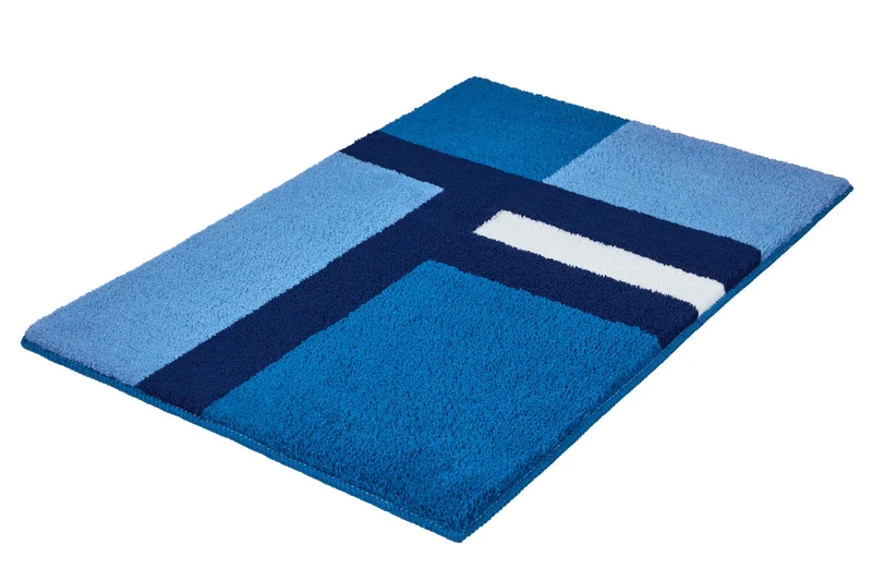 Badteppich ARIANA Royalblau 65 x 115 cm