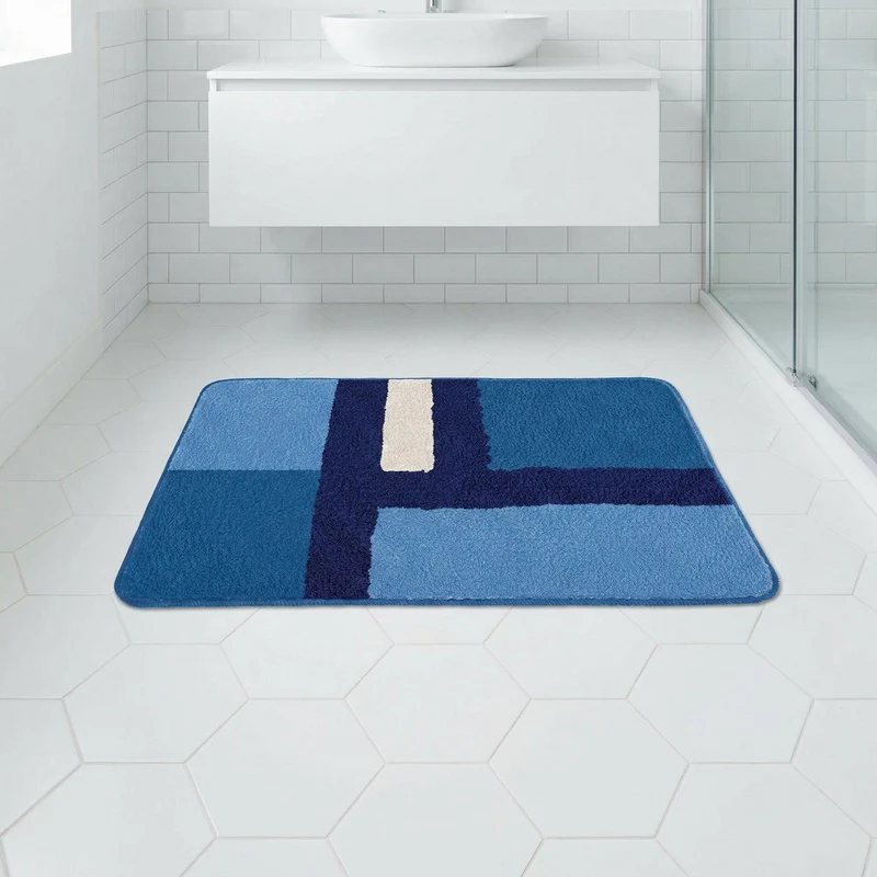 Badteppich ARIANA Royalblau 60 x 90 cm
