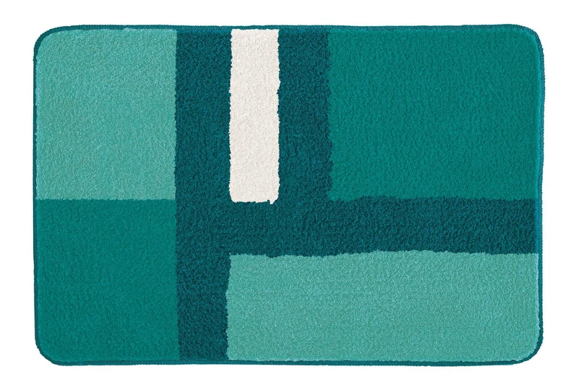 Badteppich ARIANA Türkis 60 x 90 cm