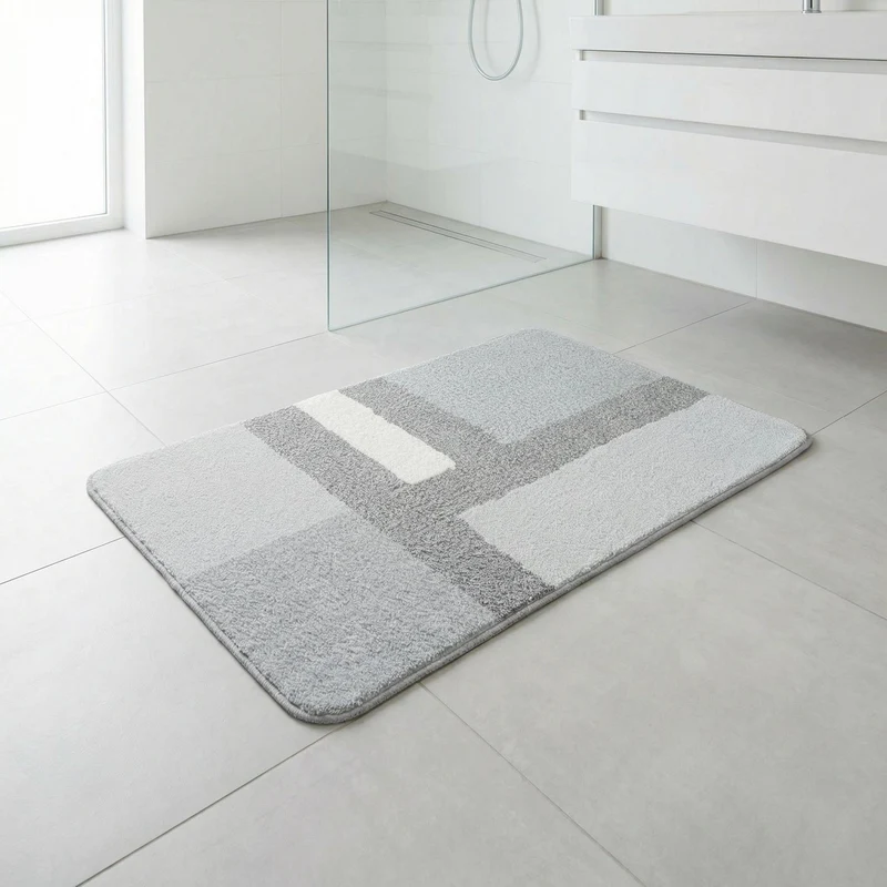 Badteppich ARIANA Kiesel 60 x 90 cm