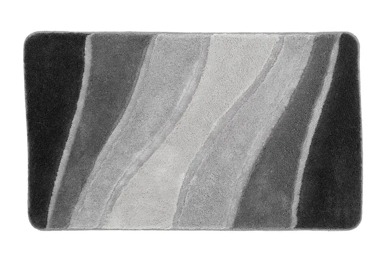 Badteppich OCEAN Schiefer 60 x 100 cm