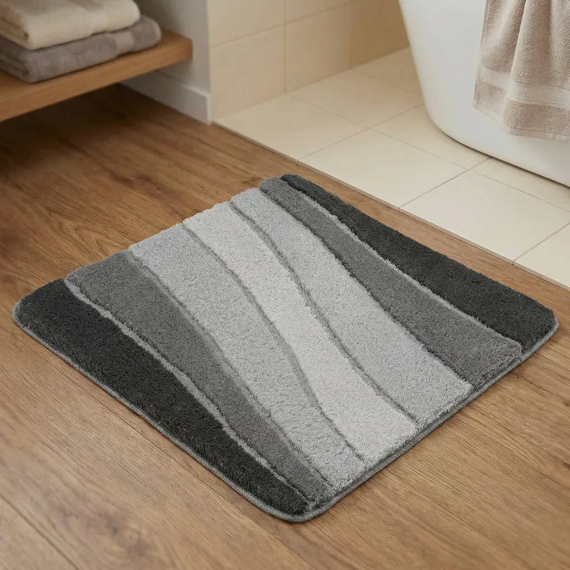 Badteppich OCEAN Schiefer 55 x 65 cm