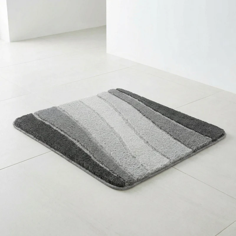 Badteppich OCEAN Schiefer 55 x 65 cm