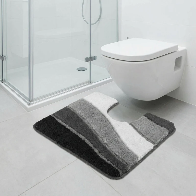 WC-Vorleger OCEAN Schiefer 55 x 50 cm mit Ausschnitt