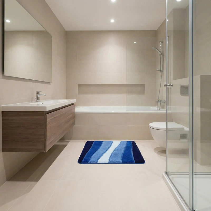 Badteppich OCEAN Royalblau 55 x 65 cm
