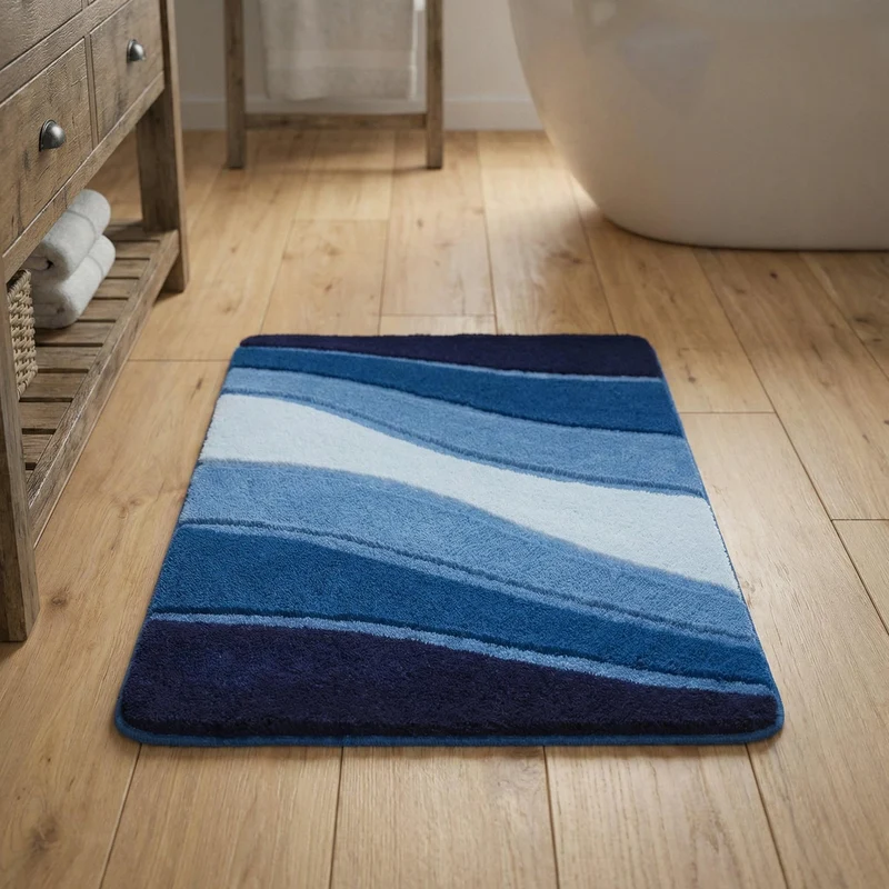 Badteppich OCEAN Royalblau 60 x 100 cm