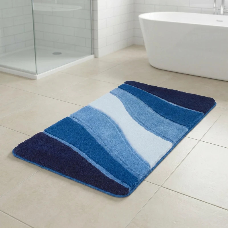 Badteppich OCEAN Royalblau 60 x 100 cm
