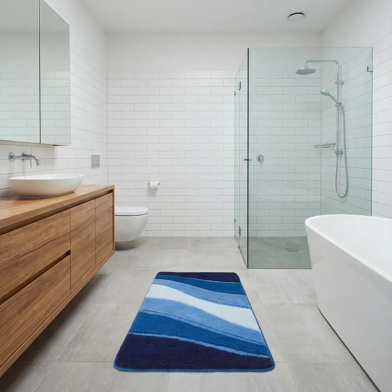 Badteppich OCEAN Royalblau 70 x 120 cm