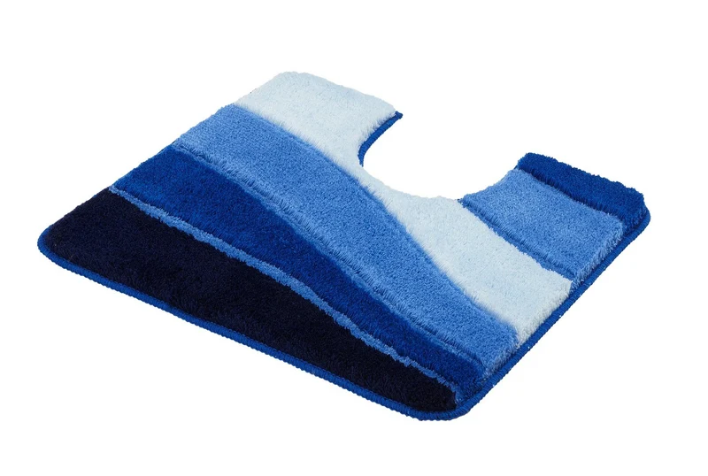 WC-Vorleger OCEAN Royalblau 55 x 50 cm mit Ausschnitt