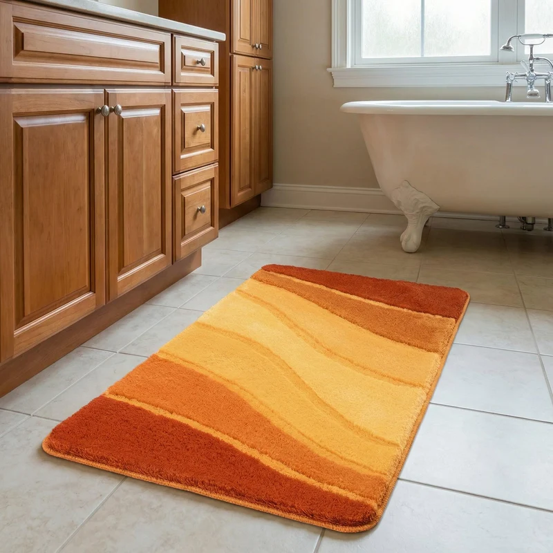 Badteppich OCEAN Safran 70 x 120 cm