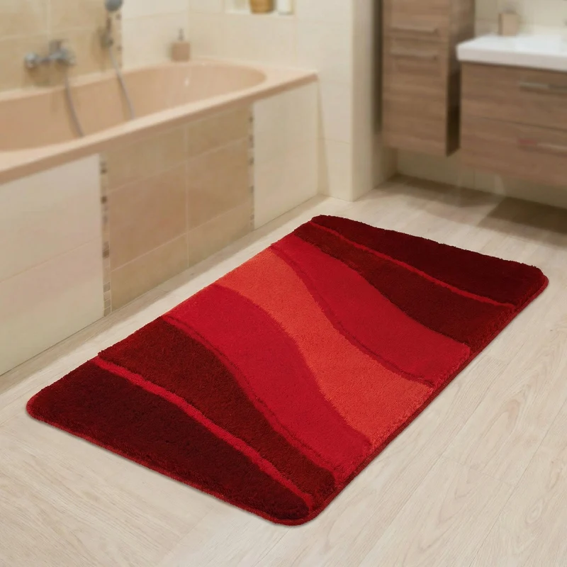 Badteppich OCEAN Granat 80 x 150 cm