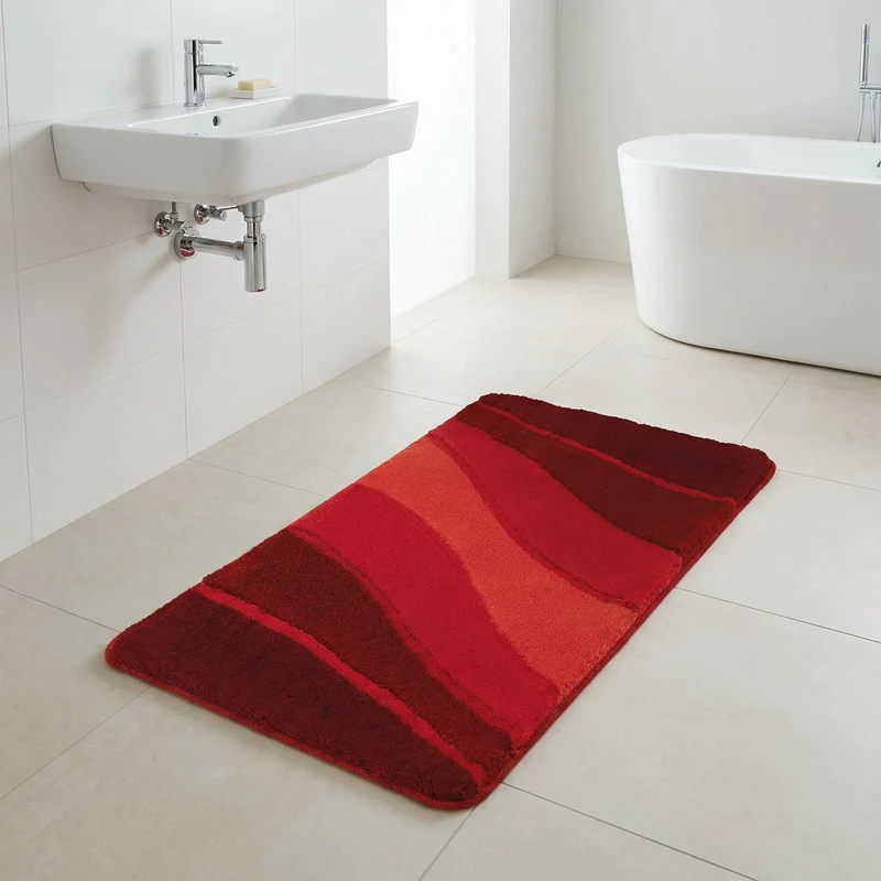 Badteppich OCEAN Granat 80 x 150 cm