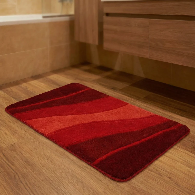 Badteppich OCEAN Granat 60 x 100 cm
