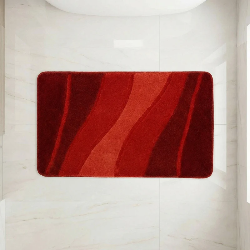 Badteppich OCEAN Granat 70 x 120 cm