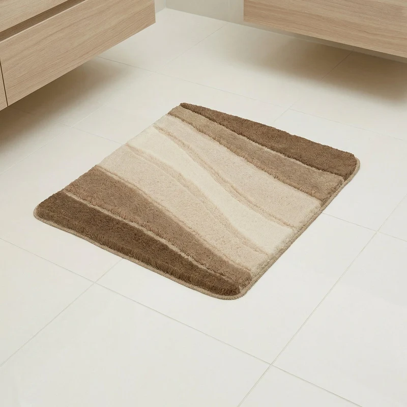 Badteppich OCEAN Taupe 55 x 65 cm