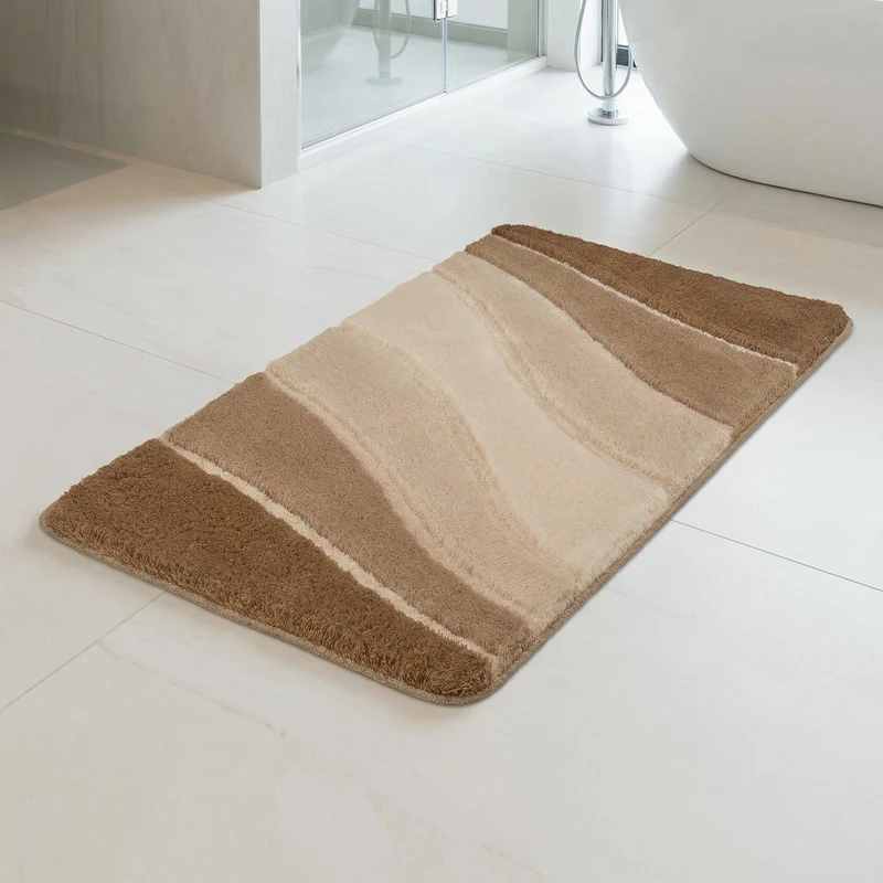 Badteppich OCEAN Taupe 60 x 100 cm