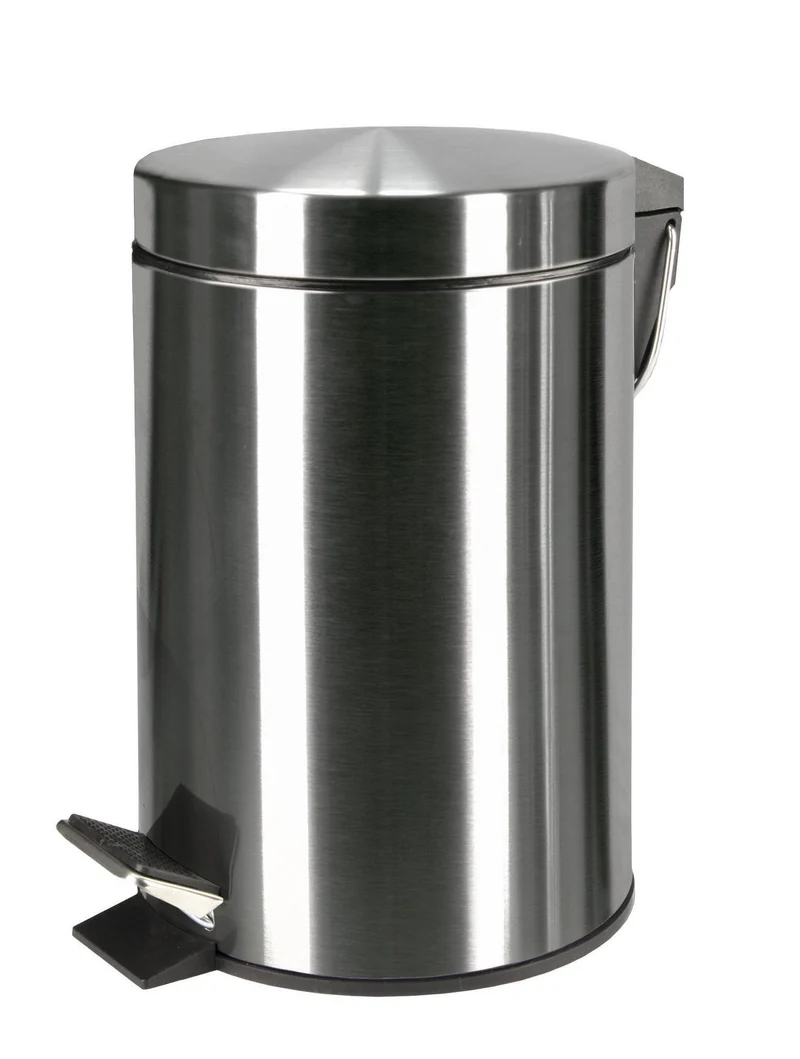 Kosmetikeimer Chromfarbig 3 Liter