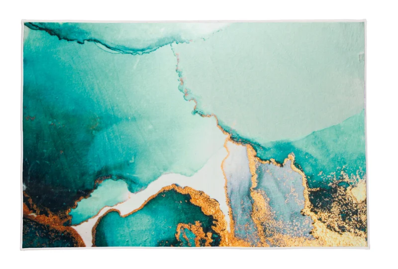 Badteppich TEAL Petrol 60 x 90 cm