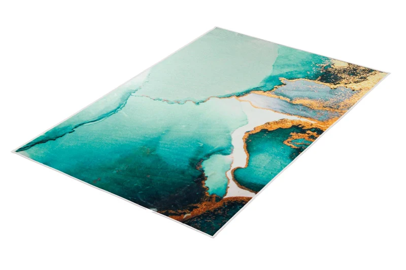 Badteppich TEAL Petrol 60 x 90 cm