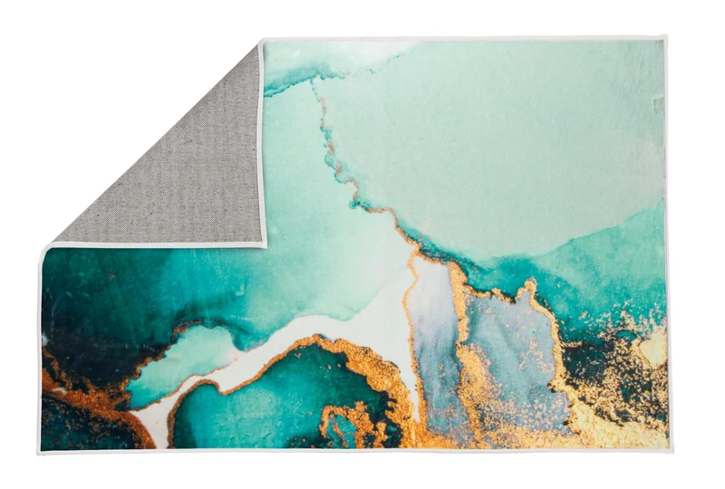 Badteppich TEAL Petrol 60 x 90 cm