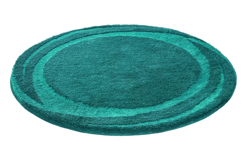 Badteppich MYSTIC Petrol 100 cm rund