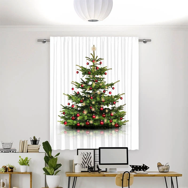 Vorhang Motiv "Weihnachtsbaum"
