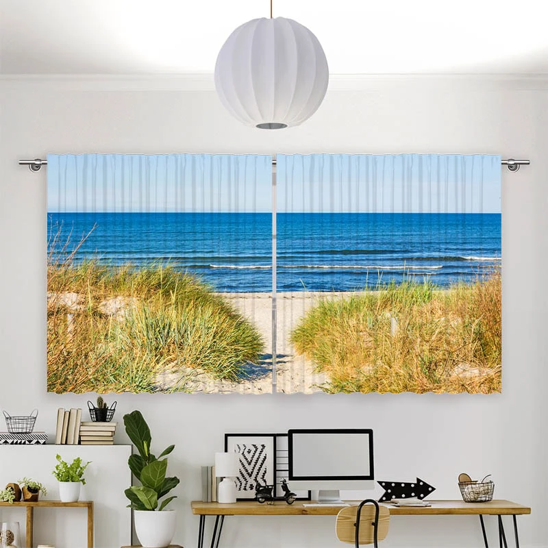 Vorhang Motiv "Duene Meer Ostsee"