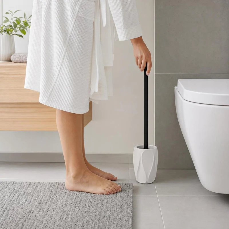 WC-Bürsten-Halter TREVI Seidenfarben