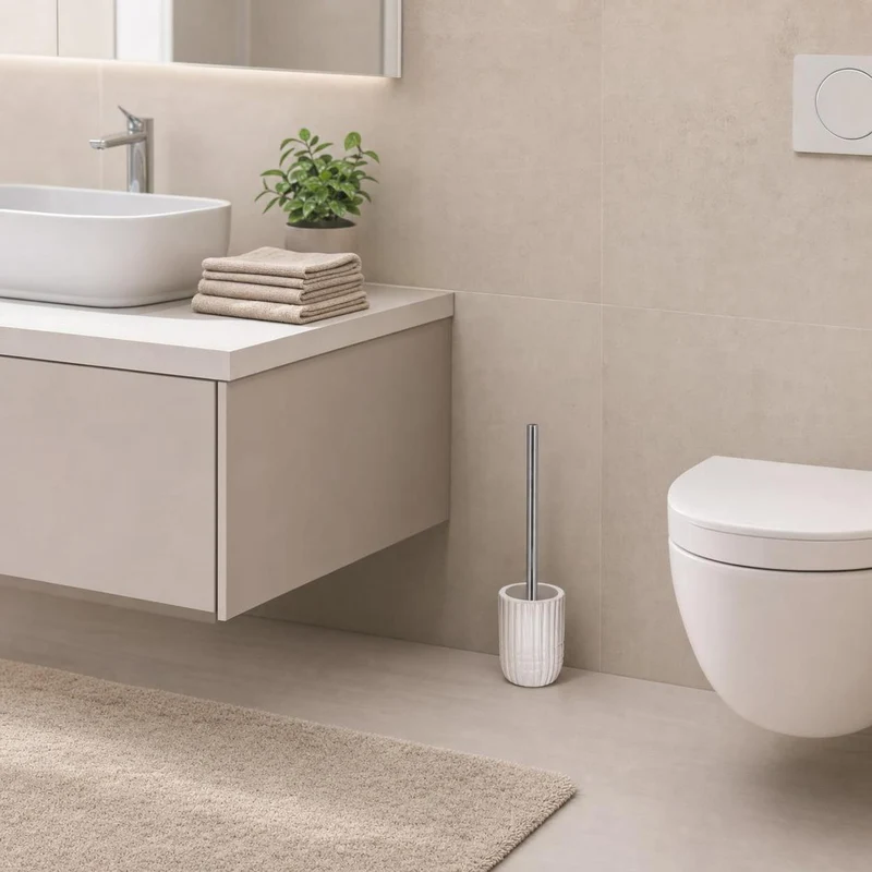 WC-Bürsten-Halter CONCHA Weiß