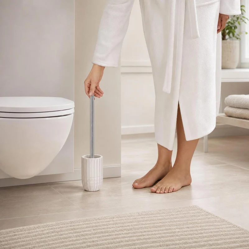 WC-Bürsten-Halter CONCHA Weiß