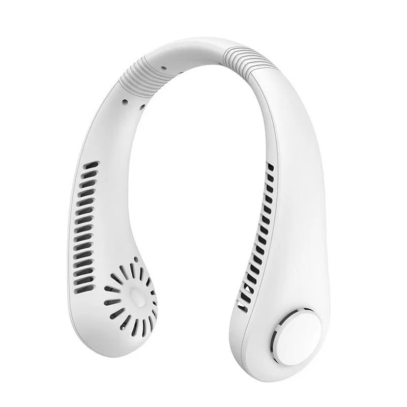 Kjølende handsfree bærbar nakkekjølebånd med doble børsteløse virvelventiler Luvikno