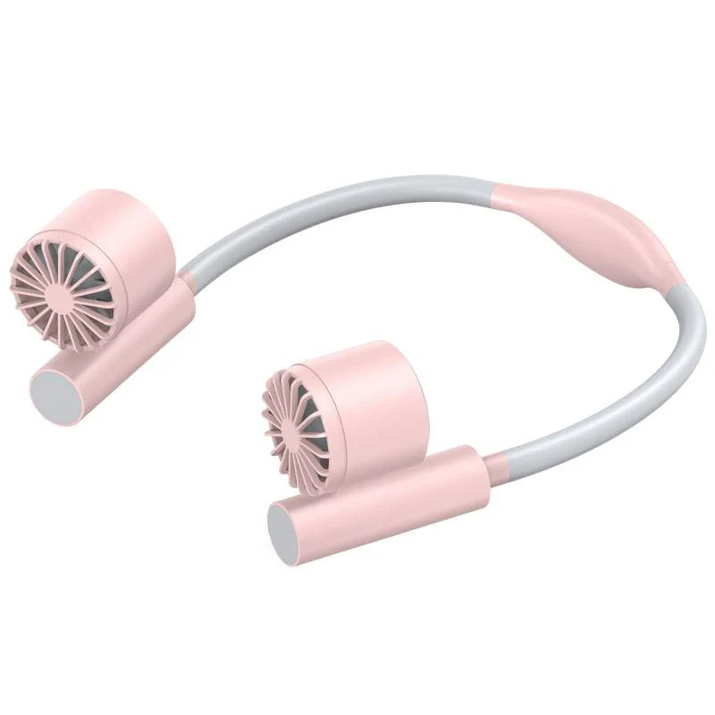 Kjøling hands-free dual-head bærbar nakkevifte med justerbar helling stille børsteløse motorer Luvikno