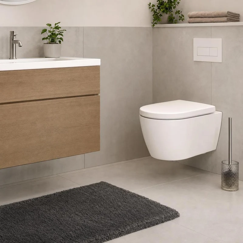 WC-Bürsten-Halter MELUA Sandbeige