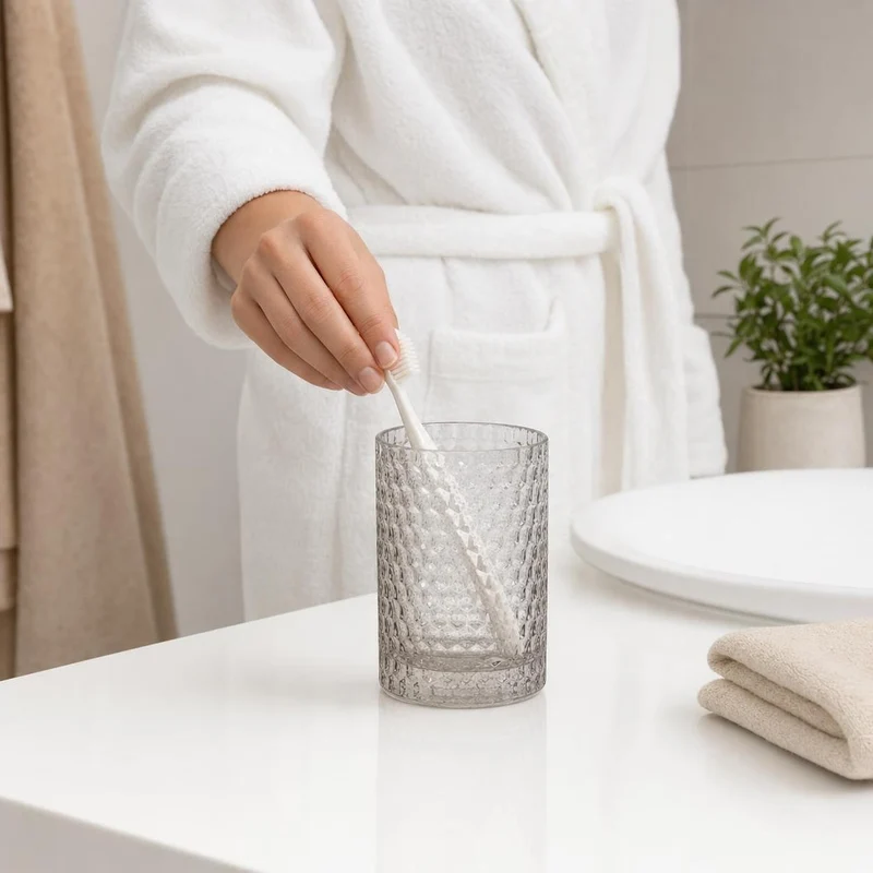 Zahnputzbecher MELUA Sandbeige