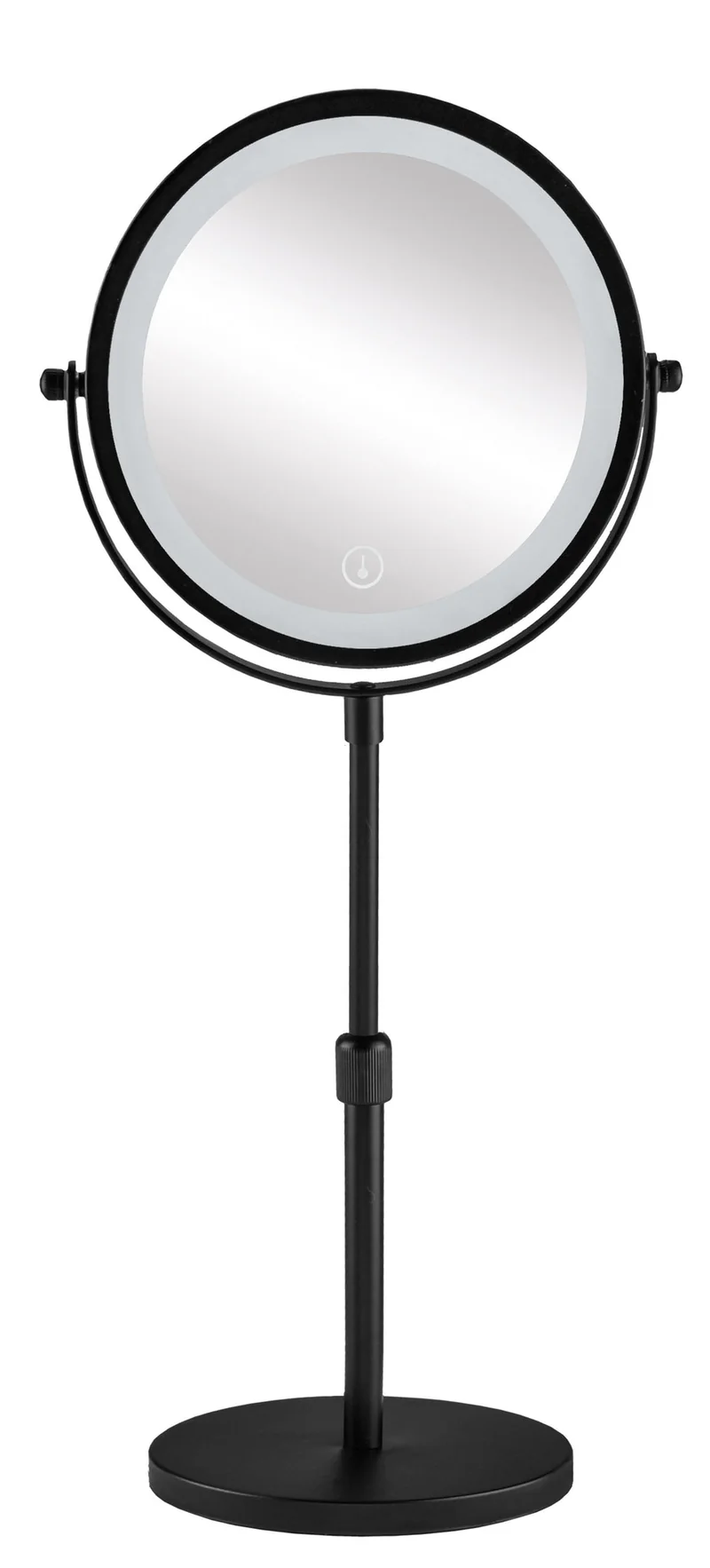LED-Kosmetikspiegel LEVEL MIRROR Schwarz