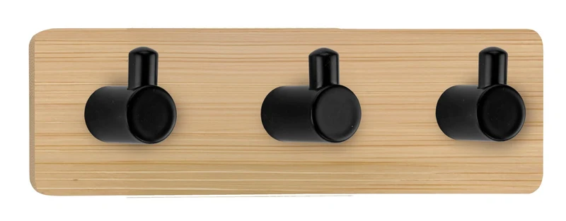 Handtuchhaken BAMBOO PIN HOOK TRIO Natur