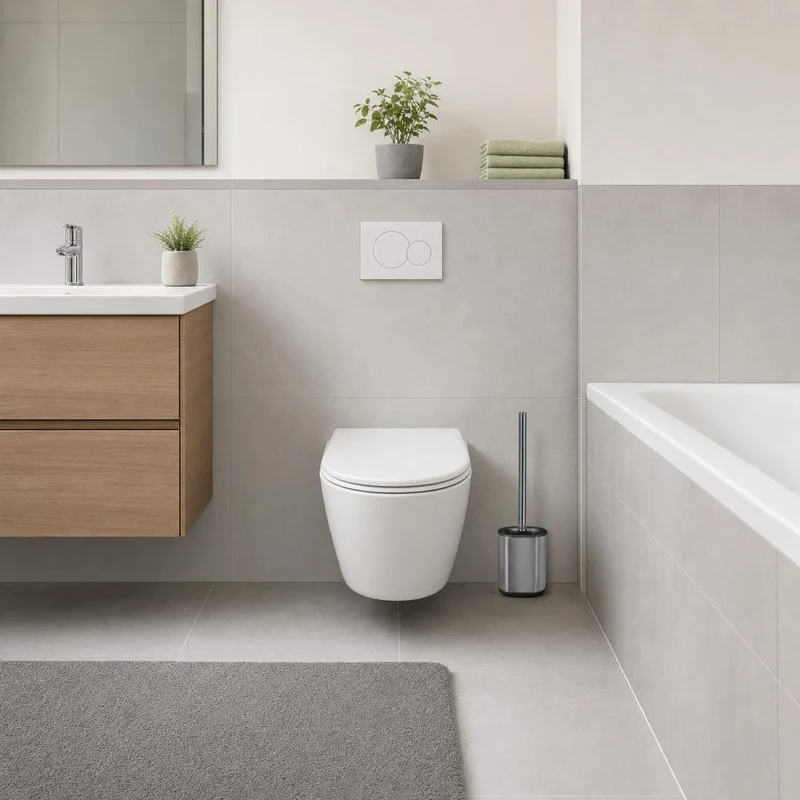 WC-Bürsten-Halter STREAM Chromfarben