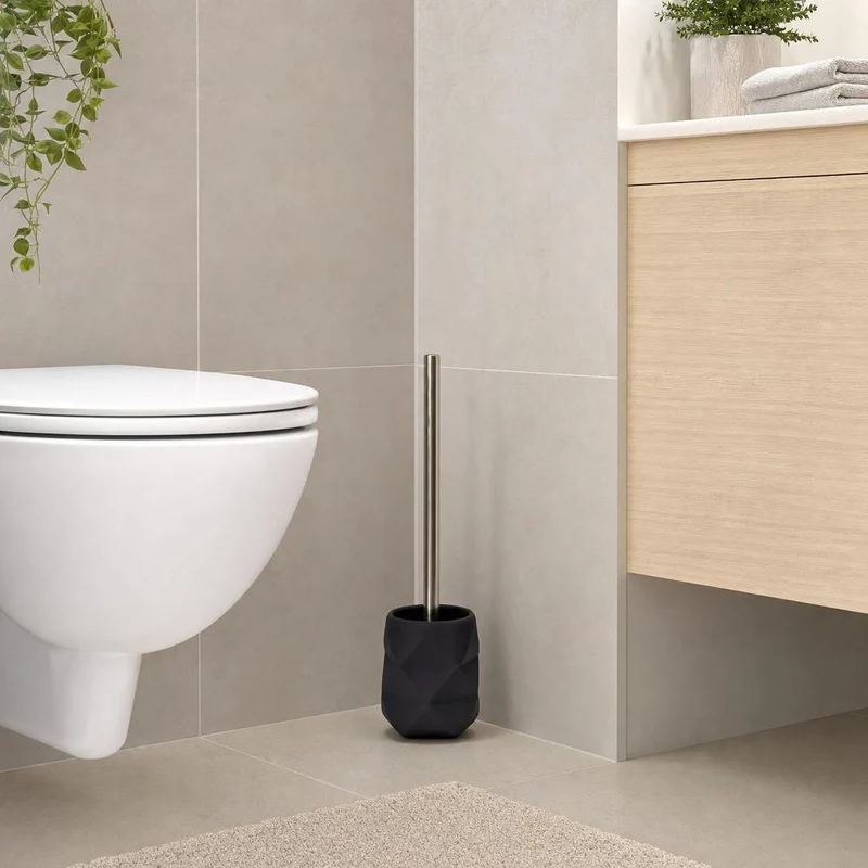 WC-Bürsten-Halter CRACKLE Schwarz