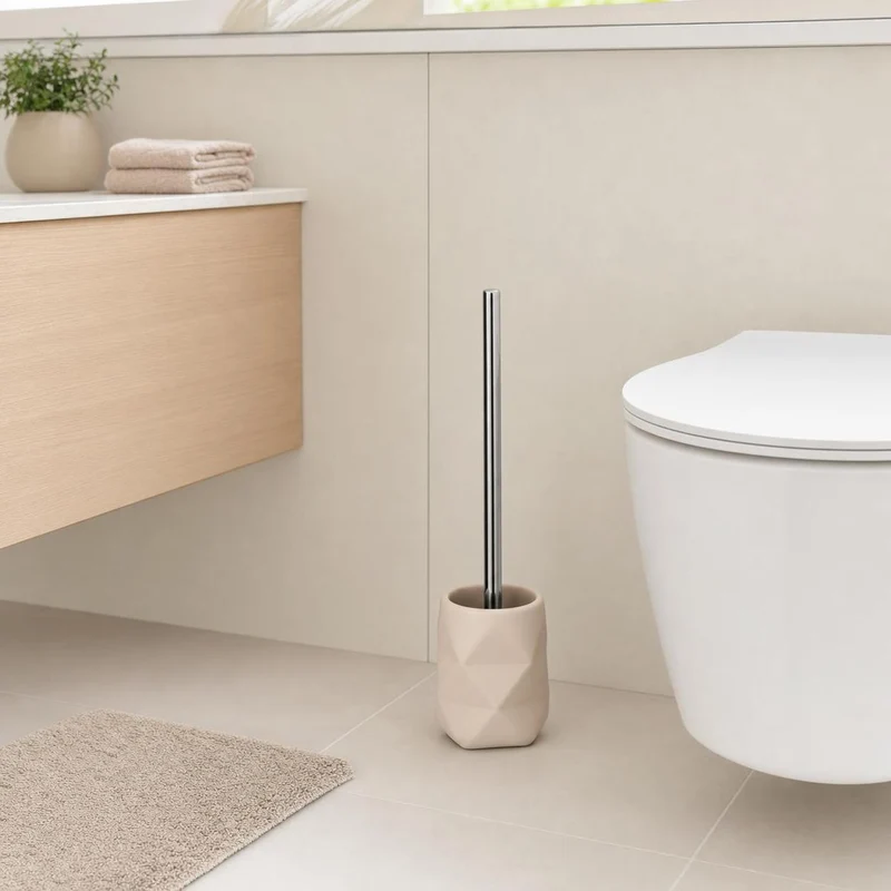WC-Bürsten-Halter CRACKLE Sandbeige