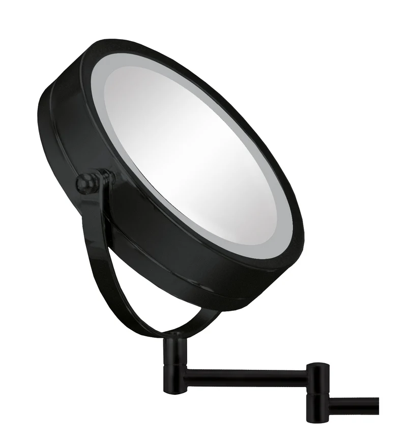 LED-Kosmetikspiegel BRILLIANT MIRROR Schwarz