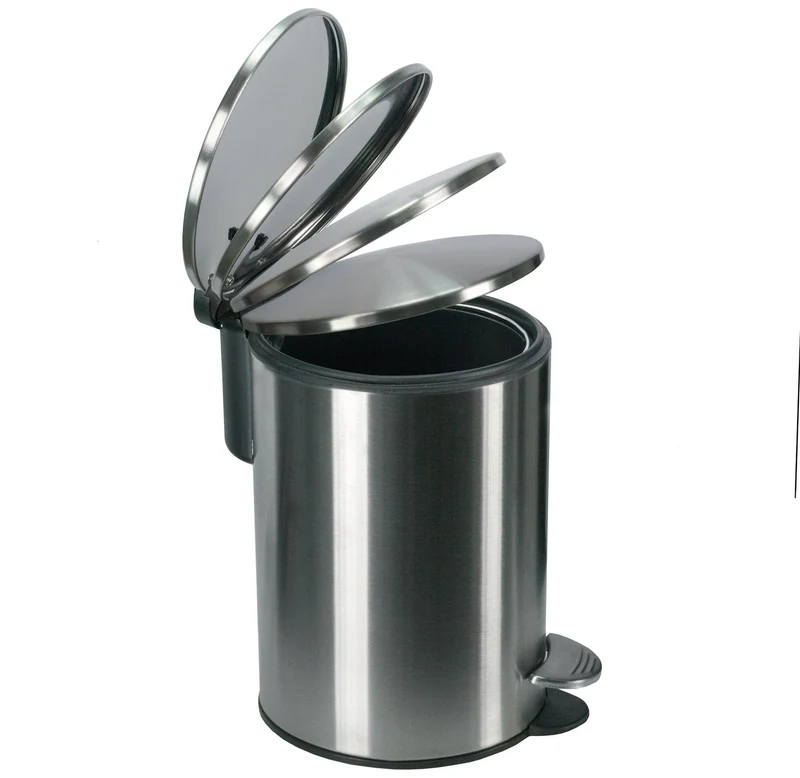 Kosmetikeimer SILENCE Chromfarben 3 Liter