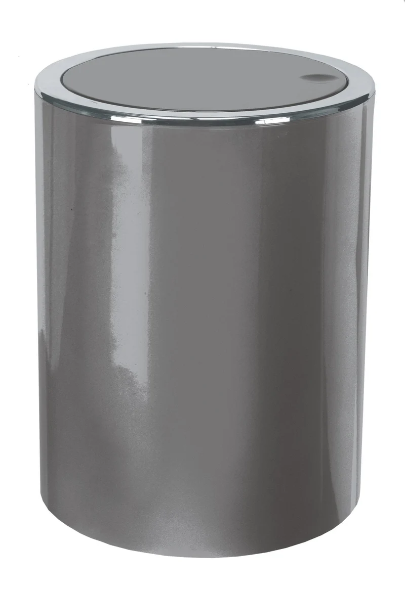 Kosmetikeimer CLAP MINI Platinfarben 1,5 Liter