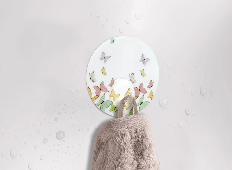 Handtuchhaken STATIC HOOKS BUTTERFLIES Multicolor
