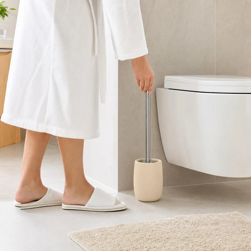 WC-Bürsten-Halter ECLIPSE Sandbeige